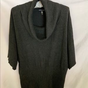 Cable & Gauge Cowl-Neck Knit Sweater